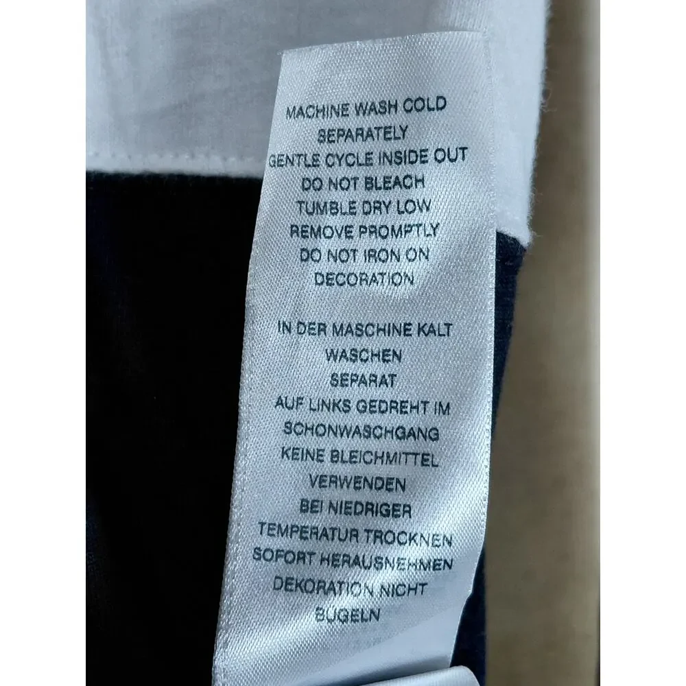 Vintage True Religion Brand Colorblock Long Sleeve Polo Shirt Blue Size S/P